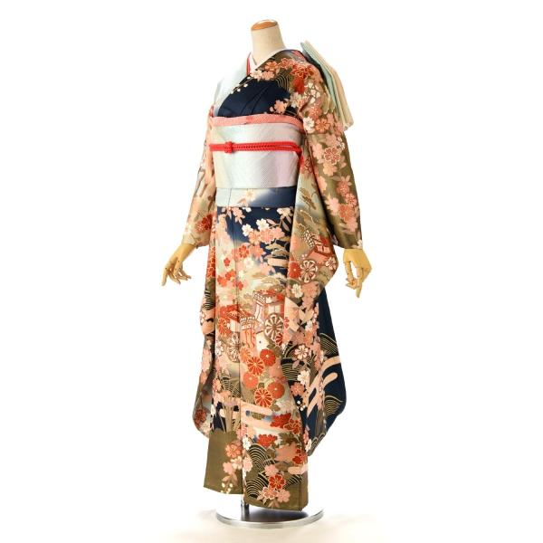 夏用 単衣 振袖レンタル 身長 157cm〜169cm位 夏 振袖 レンタル 着物レンタル 結婚式 ...