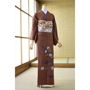訪問着 レンタル 卒業式 母 着物 さざんか 身長 154cm〜164cm位 レンタル着物 結婚式 お茶会 お呼ばれ ミセス 和服セット 七五三 卒業式 母親 着物セット