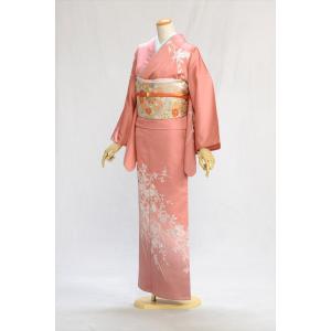 夏用単衣訪問着 さくら 身長 151cm〜161cm位 訪問着 レンタル 単衣 夏