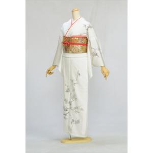 単衣　訪問着フルセット　着物　正絹　N4 正絹単衣訪問着 レンタルフルセット「手描友禅 百合」 | レンタル着物