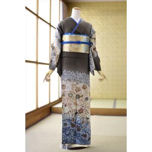 訪問着 レンタル 卒業式 母 着物 グリーン五色辻が花 貸衣装 レンタル