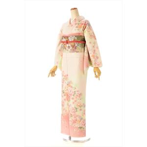 訪問着 セット a207D 正絹　入学式　結婚式　七五三　お宮参り 鈴乃屋 訪問着 レンタル デザイン訪問着 結婚式 卒業式 入学式 卒園式 入園式