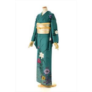 訪問着 レンタル H.L黒古典模様 身長 160cm〜170cm位 七五三 入学式