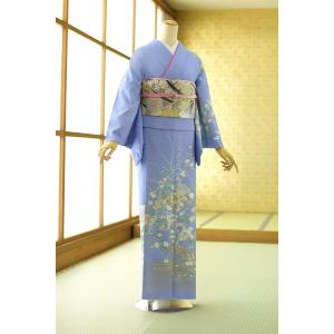 訪問着 レンタル 卒業式 母 着物 グリーン五色辻が花 貸衣装 レンタル