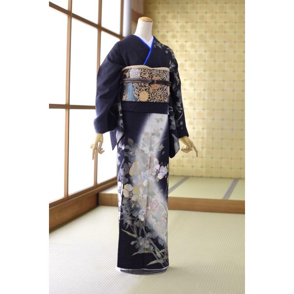 訪問着 レンタル 卒業式 母 着物 高級正絹 身長158cm〜173cm位 入学式 入園式 卒業式 ...