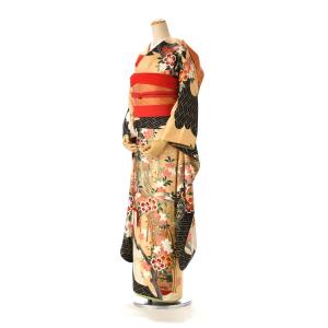 【値下げ】黒引き振袖一式　シェーナドゥーノ　神田うの　ハート柄　花嫁衣装　振袖 frou-frou_mhf0010