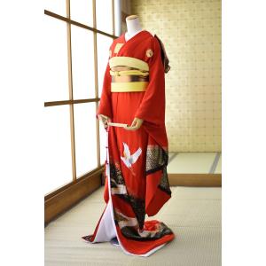 【値下げ】黒引き振袖一式　シェーナドゥーノ　神田うの　ハート柄　花嫁衣装　振袖 レンタル 引き振袖 黒 神田うのプロデュース シェーナドゥーノ