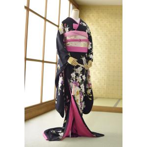 レンタル 引き振袖 赤 古典 レトロ 花嫁振袖レンタル 着物レンタル