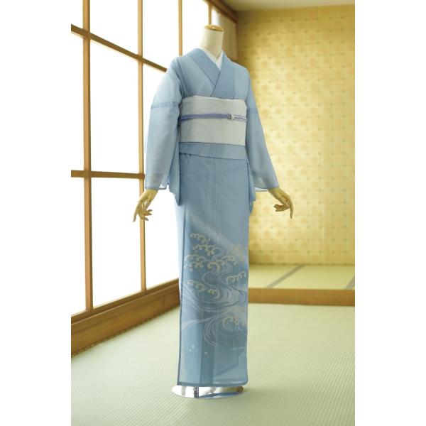 夏用 絽 訪問着レンタル お宮参り 結婚式 イベント 訪問着 レンタル 夏 絽 ろ 着物レンタル 女...