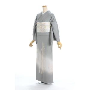 道長取りに辻が花 訪問着 夏用絽訪問着 紫道長取りに辻が花 身長 154cm〜166cm位 レンタル 訪問