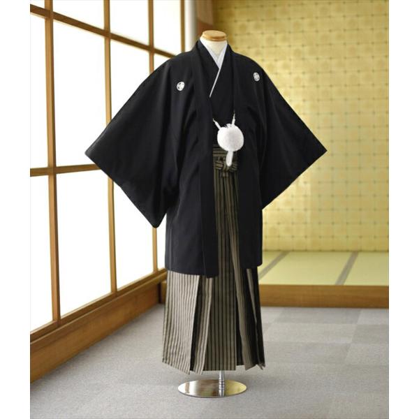 紋付 袴 レンタル 黒 羽織袴 身長155cm〜185cm 卒業式 結婚式 成人式 男性 紋付袴レン...