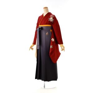 夏用絽訪問着 紫道長取りに辻が花 身長 154cm〜166cm位 レンタル 訪問