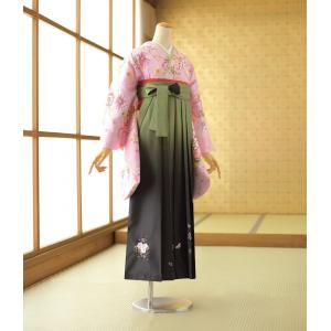 卒業式 レンタル 女袴 着物 ピンクゆきわに花 袴