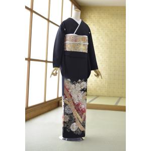 【新品♪夏着物】訪問着＊絽 長尺 辻が花 紫 略礼装 正絹 25H32 夏用絽訪問着 紫道長取りに辻が花 身長 154cm〜166cm位 レンタル 訪問