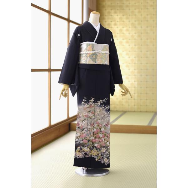 留袖とモーニング同時注文で10%OFF レンタル 留袖 加賀山麓《身長》141cm〜153cm位 高...