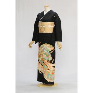 写真取り直しました　着物　辻が花　訪問着　身長155〜163センチ frou-frou_mh1403
