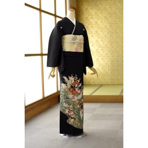 夏用絽訪問着 紫道長取りに辻が花 身長 154cm〜166cm位 レンタル 訪問