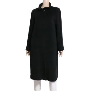 美品/エールミワ YELL MIWA カシミヤコート 表記 9号 M 相当 黒