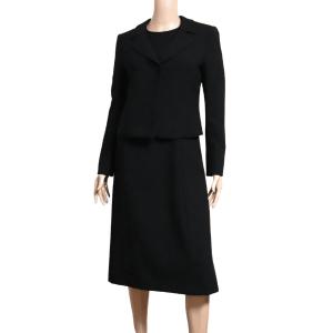 【ユキトリイ】ブラックフォーマル 喪服 礼服 ワンピース セットアップジャケット YUKI TORII 新品同様/ユキトリイ イギン ブラックフォーマル