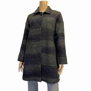 美品/エールミワ YELL MIWA カシミヤコート 表記 9号 M 相当 黒