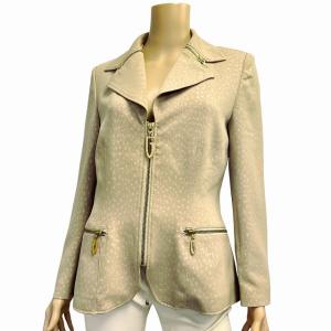 【美品】『KEIKO KISHI』ケイコ　キシ　チュニック　ベージュ KEIKO KISHI（ケイコキシ） 美品/ケイコキシ ジャケット 小さい 表記 1