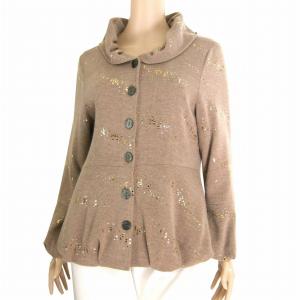 エポカ EPOCA ロングカーディガン リブニット 長袖 ベルト付き 40