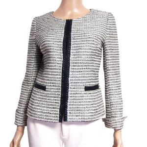 美品/25年製 theory luxe セオリーリュクス シルク混 ツイード ノー