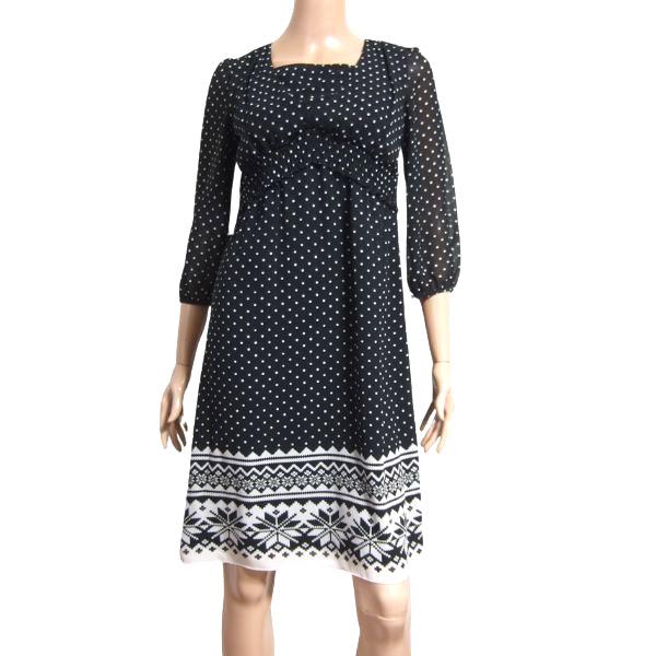 新品同様/リフレクト Reflect ワンピース 小さいサイズ 表記 7号 36号 相当 古着 黒 ...