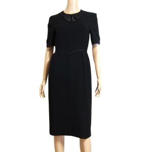 美品/東京ソワール SOIR BENIR ブラックフォーマルワンピーススーツ