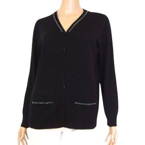 新品/マックスアズリア BCBG MAXAZRIA カーディガン ニット 表記L 大きいサイズ XL 相当 茶 ブラウン ロング 秋 冬 トップス レディース 新品【中古】マックスアズリア BCBG MAXAZRIA カーディガン
