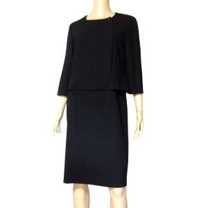 LOVELY QUEEN礼服15号ワンピース 美品/ラブリークイーン ブラックフォーマル ワンピーススーツ