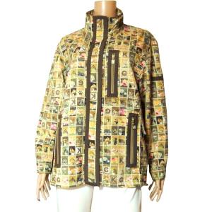 伊太利屋❤︎スパンコール付動物刺繍 ベージュ コート 未使用タグ付き 伊太利屋❤︎スパンコール付動物刺繍 ベージュ コート 未使用タグ付き