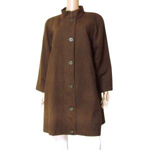 美品/エールミワ YELL MIWA カシミヤコート 表記 9号 M 相当 黒