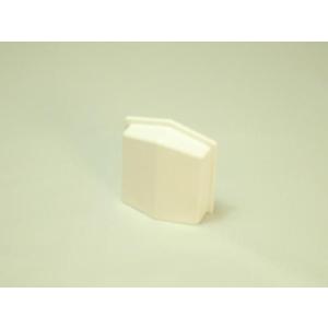 オーバーフロー外壁キャップ・ホワイト　FRP防水ベランダドレン