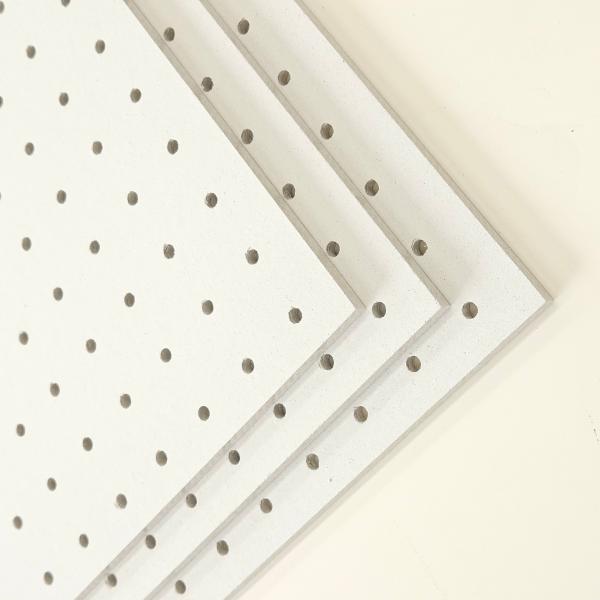 有孔ケイカル板 450x450mm φ5-25mmピッチ 4枚セット　パンチボード パンチングボード...