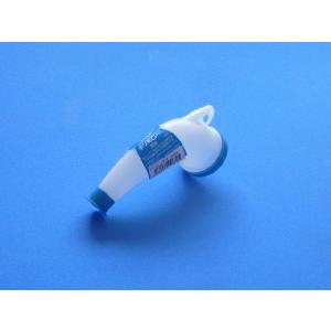 ノズル注ぎ口　ポリ蛇口　キャップブルー　40mm対応　ノズルを付けたまま簡易密閉可能！