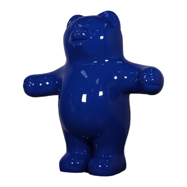 つるつるしたグミベア・ブルー FRPオブジェ