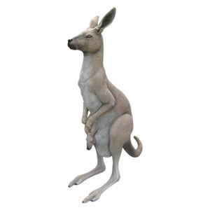 カンガルーの親子 FRPアニマルオブジェ