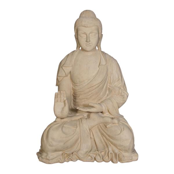 巨大な仏陀ブッダ像 ストーン仕上げ FRPオブジェ