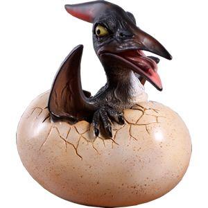 孵化するプテラノドン FRP恐竜オブジェ 即納可