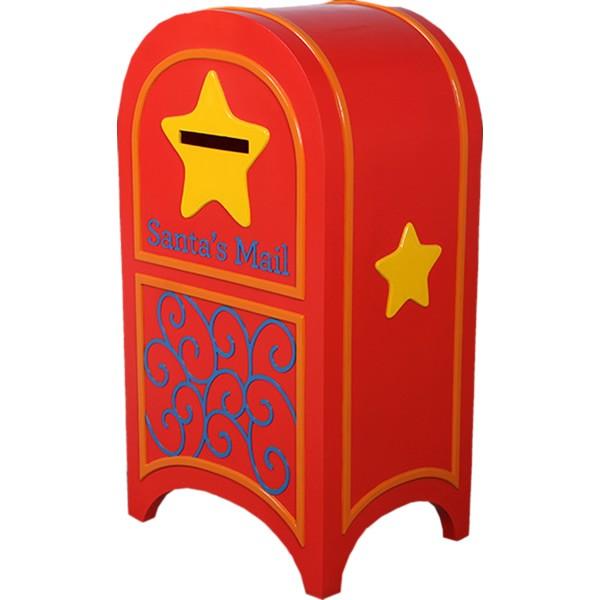 サンタの郵便ボックス FRPクリスマスオブジェ