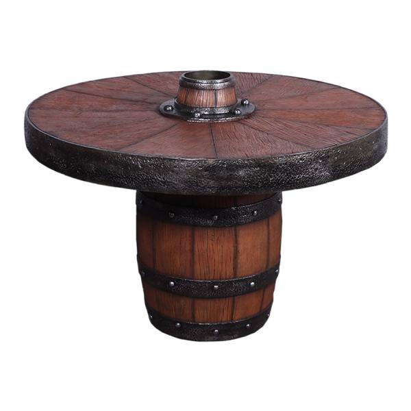 樽型のテーブル FRPオブジェ