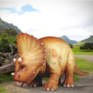 ベビートリケラトプス FRP恐竜オブジェの詳細画像5