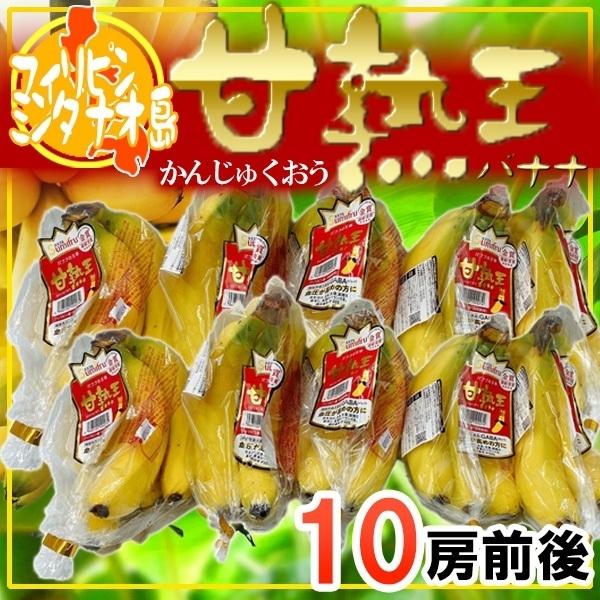 フィリピン　ミンタナオ産　甘熟王バナナ　10房前後