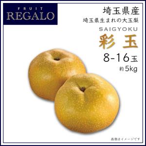 [3-7日で発送予定] 彩玉 8-16玉 約5kg 彩玉梨 梨 なし 和梨 さいぎょく 埼玉 お中元 暑中見舞い 残暑見舞い 人気  通販 フルーツギフト 美味い 贈答用