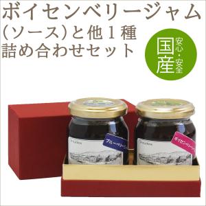 ボイセンベリージャム(ソース)とお好きなフルーツジャム1個の2個セット(各150g)　ギフト　朝食　お土産　広島｜fruitex