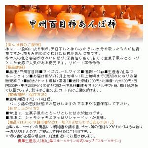 干し柿 甲州百目柿 高級あんぽ柿 山梨県産 9...の詳細画像1