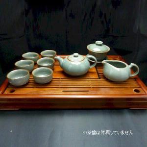 中国茶器セット（灰色歌窯）