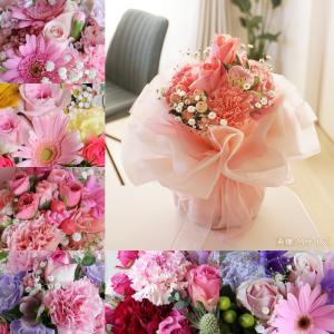 花 花瓶不要 スタンディングブーケ カスミソウ...の詳細画像4