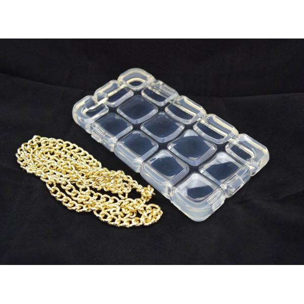 iPhone 6 - 4.7インチ用ケース（カバー）アイスブロック おしゃれチェーンストラップ付きT...